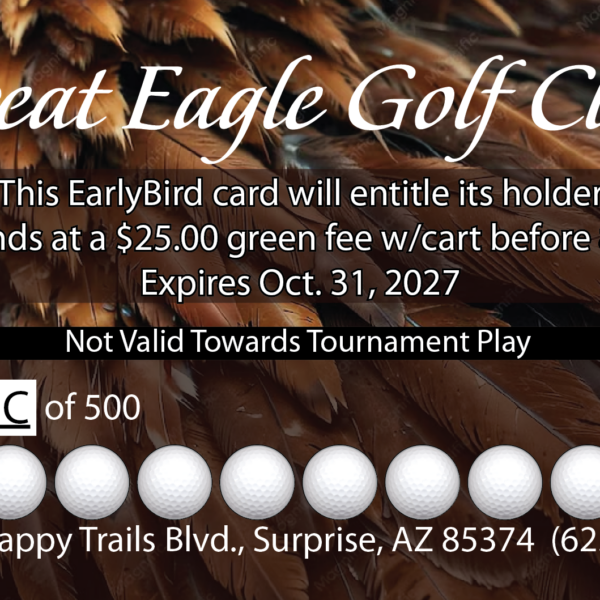 10 Play EarlyBird Discount Card 26.27 (Pre-Order)